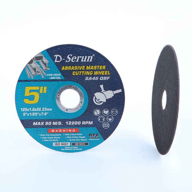 5" Cutting Wheel Black Cutting Disc for Stainless Steel