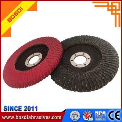 Abrasive Upright Flap Wheel Polishing Metal, Zirconia Curved Flap Disc Used for Angle Grinder