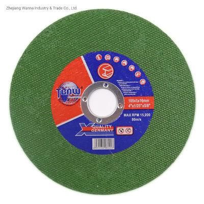 China Factory 4 Inch, 4.5 Inch, 5 Inch Abrasive Cutting Discs for Metal and Stainless Polishing