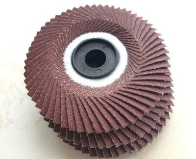 High Quality Wear-Resisting 100mm Aluminium Oxide Radial Flap Disc for Grinding Stainless Steel and Metal