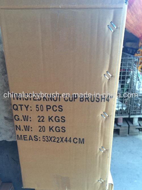 125mm Twist Knotted Cup Brush (YY-946)