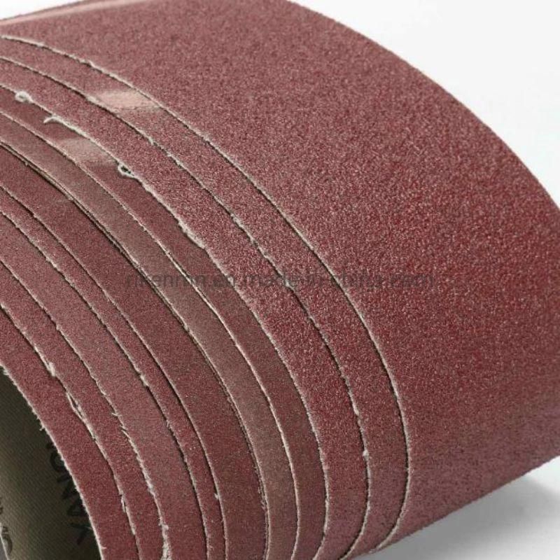 3X21 Inches (75X533mm) Aluminum Oxide Abrasive Sanding Belt for Wood Floor Cloth Sanding Belt