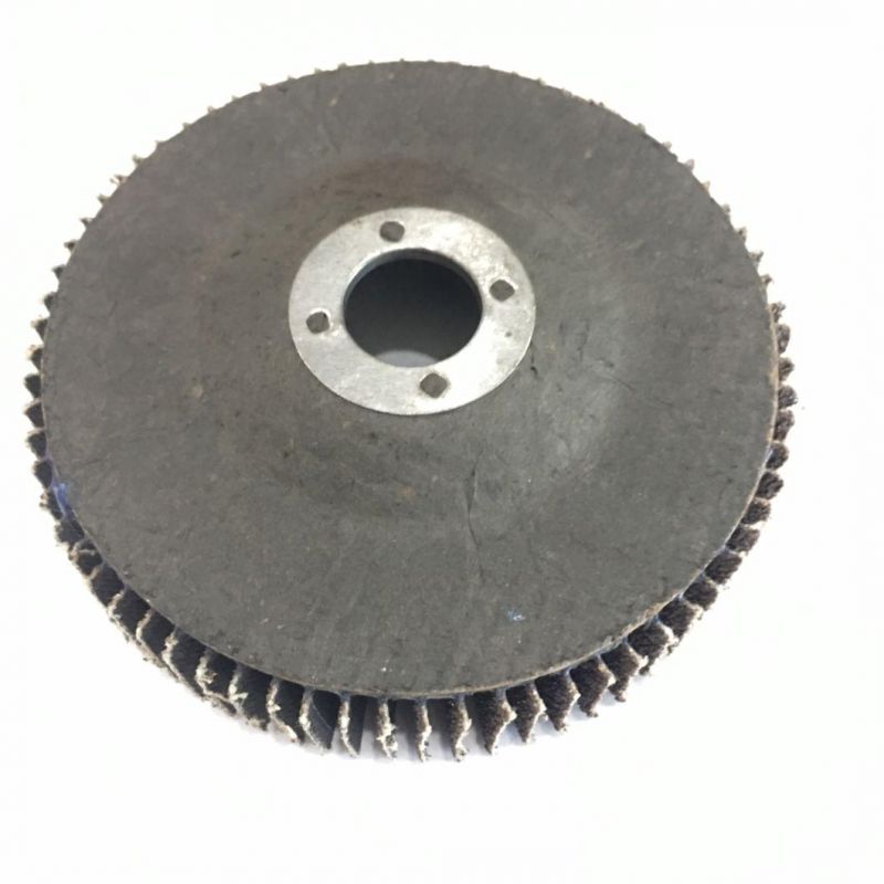 High Quality 100mm/115mm/125mm Aluminium Oxide Vertical Flap Disc for Grinding Stainless Steel and Metal