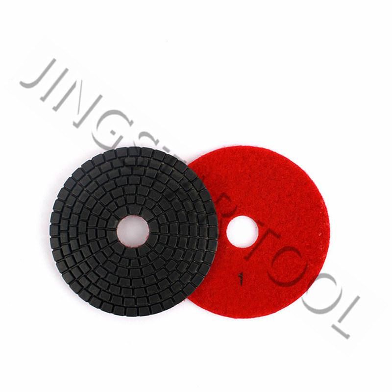 3-Step Diamond Polishing Pads for Wet or Dry Granite Polishing and Marble Polishing