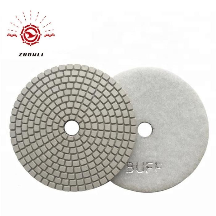 7 Step Type Abrasive Tools Wet Polishing Pad for Stone