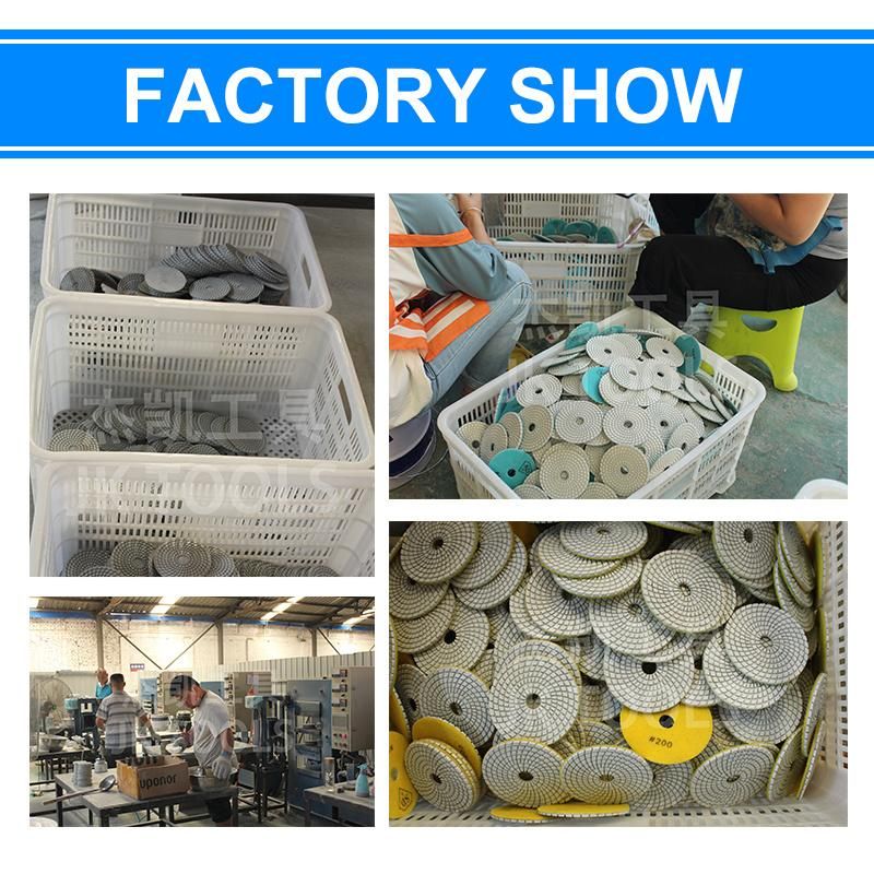 China Factory 3 Steps Wet Polishing Pad 4" Hot Sales