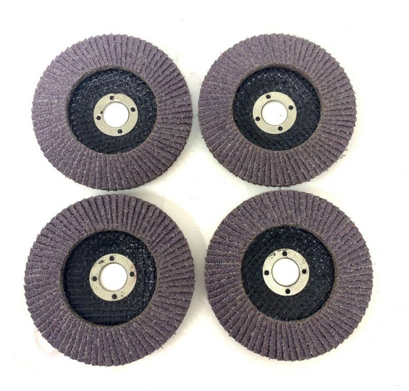 Purple Factory Direct Sales Abrasive Sanding Tooling Ceramic Grain Flap Disk Disc for Metal Wood Alloy Iron Stainless Steel Grinding From Chinese Manufacturer