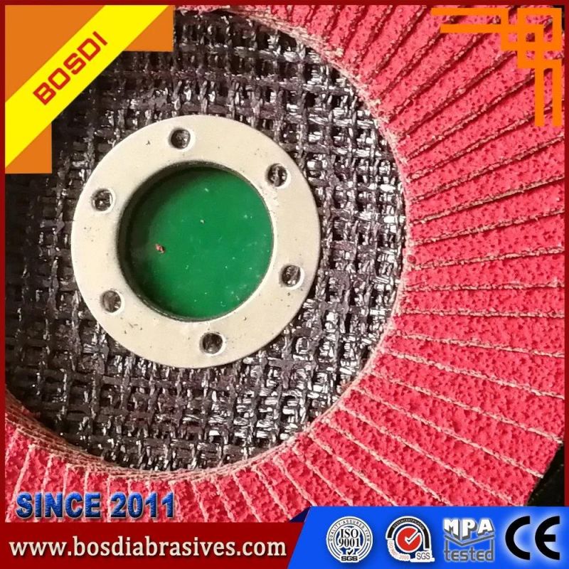 Ao/Ca Disc, Flap Wheel, Angle Grinder Polishing Flap Disc 100mm, for Curve Metal Surface