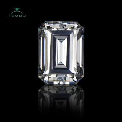 0.5-0.59 Carat Hpht CVD Lab Grown Emerald Cut Loose Diamond Lab Polished Shape Diamond Price Per Carat