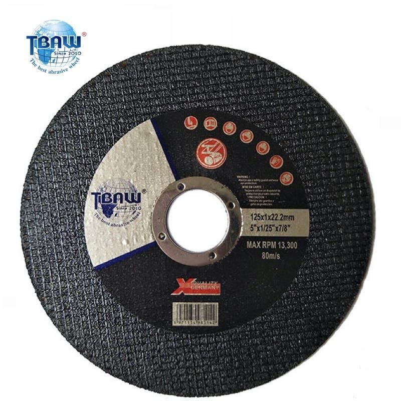 Free Sample Hot Sale 5 Inch 125*1.0*22 Abrasive Disco Cutting Disc, Cut off Wheels Metal Cutting Disc, Stainless, Acier Inox