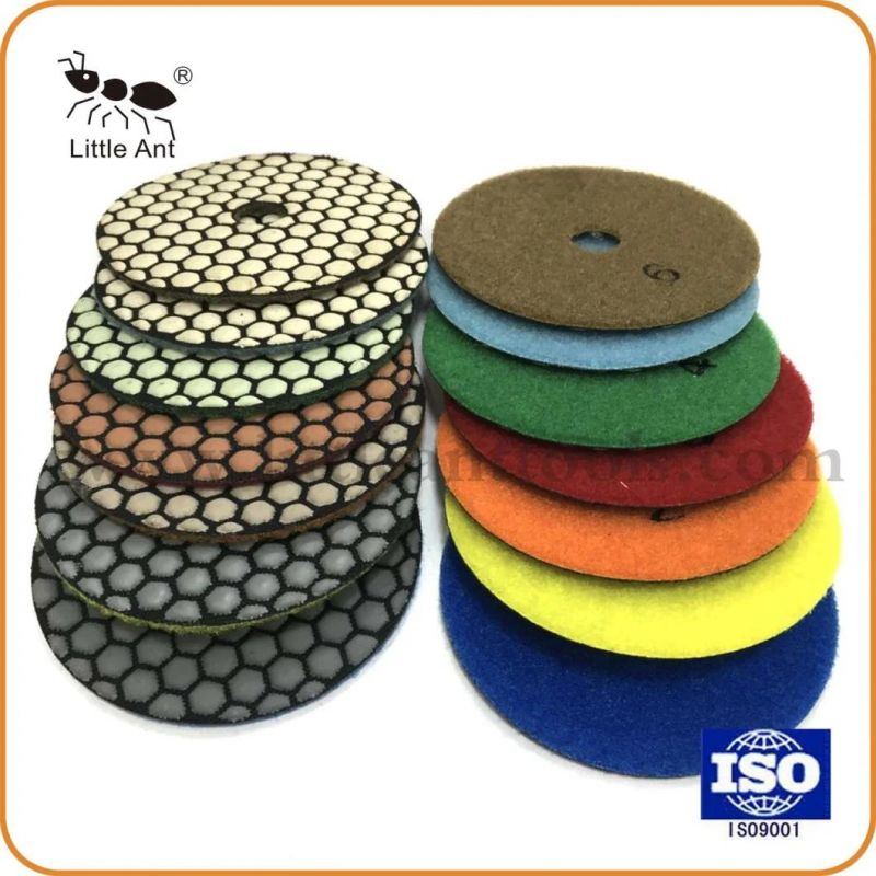 7 Steps 4 Inch Diamond Dry Polishing Pads