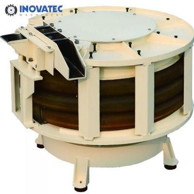 Cws Series Continuous Feed-Thru Spiral Tube Vibratory Finishing Machine