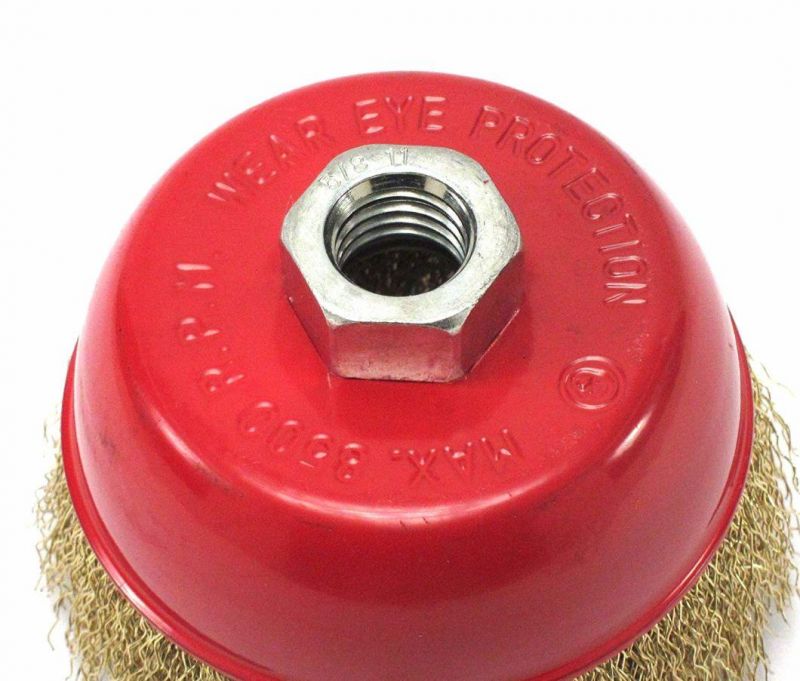 Steel Wire/Brass Wire Wheel Brush for Grinding
