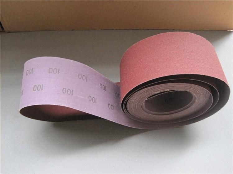 Aluminium Oxide Abrasive Paper Cloth Roll Sand Paper for Power Machine