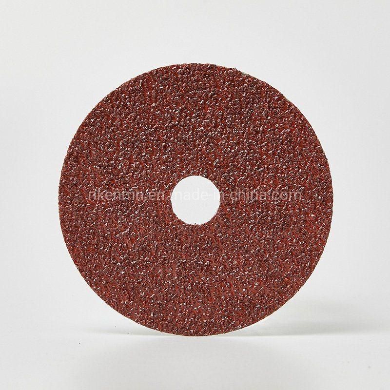 Red Color 7"Aluminum Oxide Abrasive Fiber Disc for Grinding P24-P120 Free Sample