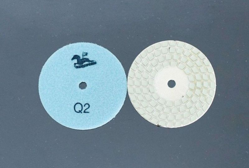 Qifeng Top Power Tool 4-Step Polishing Pad for Marble and Granite