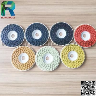 100mm Diamond Wet Resin Polishing Pad for Granite / Marble