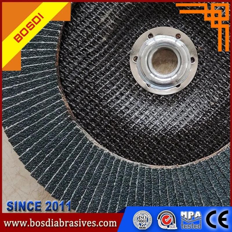 7" Vsm Cloth Zircounium Abrasive Flap Disc with Arbor Grinding for stainless Steel and Matel