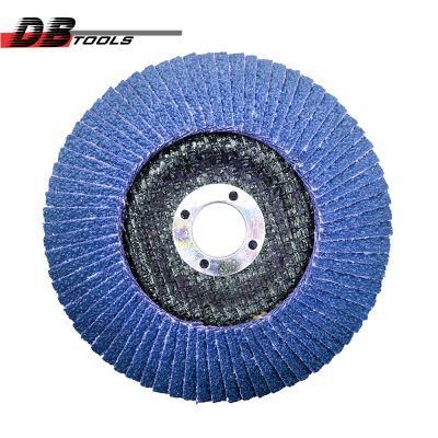 4&quot; Heated a/O Calcinate Aluminum Oxide Flap Disc with Blue Color