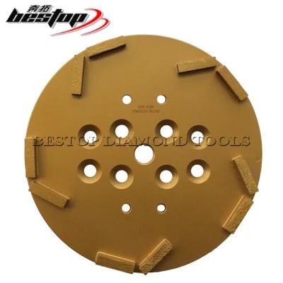 D250mm 10 Segment Concrete Floor Grinding Equipment Plate