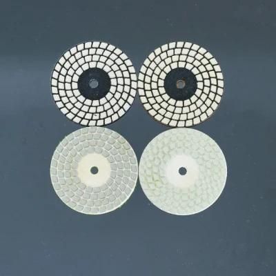 Qifeng Power Tool Four Steps Diamond Polishing Pads for Marble/ Granite