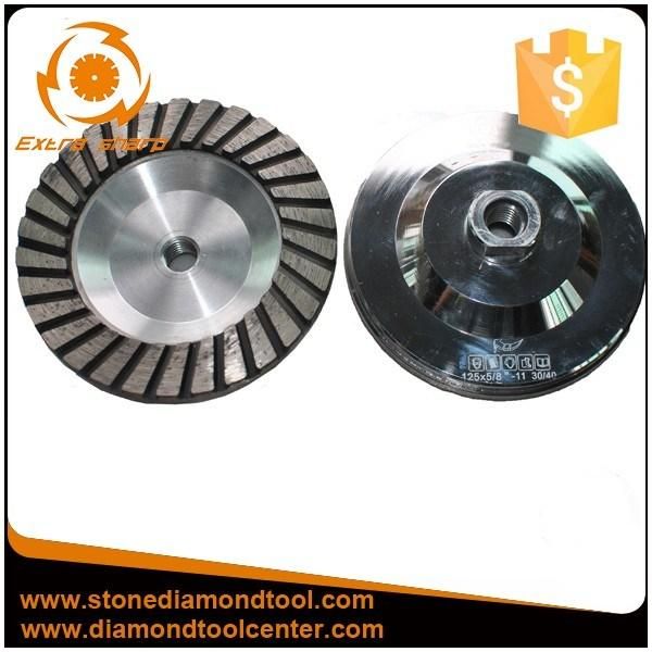 4′′/100mm Aluminum Diamond Grinding Disc with Thread 5/8-11 ′′ or M14