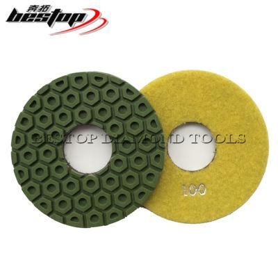 D125mm Granite Marble Stone Floor Diamond Grinding Pad