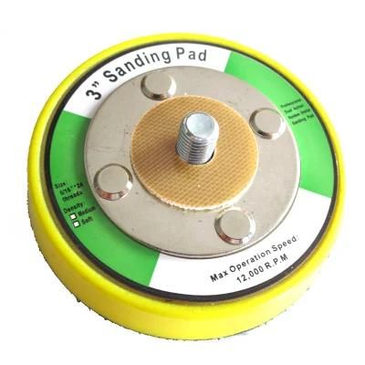 3 Inch 5/16&quot;-24 Thread Backup Sanding Pad for Hook &amp; Loop Sanding Discs Power Tools Accessories