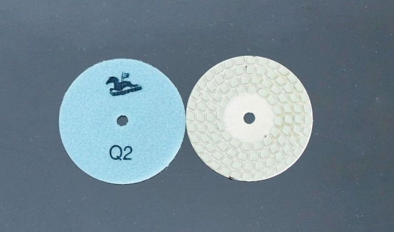Top Diamond 4-Step Resin Dry Polishing Pads for Marble/ Granite/Other Stones