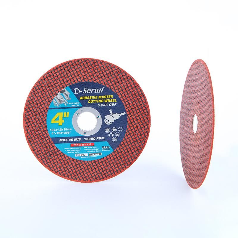 4inch Abrasive Cutting Disc Double Nets High Quality Cutting Wheel