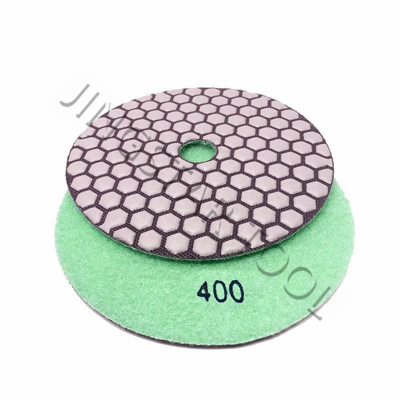 Dry Used Diamond Flexible Glass Polishing Pads for Marble and Granite