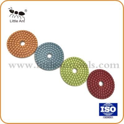 High Performance 4&prime;&prime; Wet Marble Granite Stone Diamond Polishing Pad