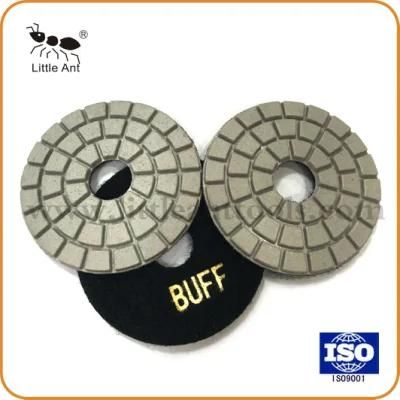 White Buff Wet Polishing Pad for Granite and Marble Processing