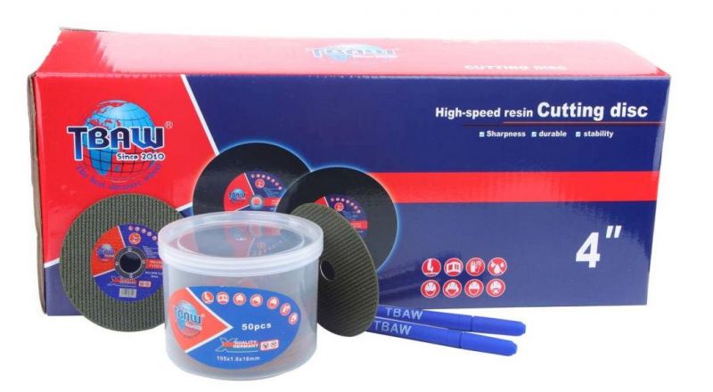 China Disco De Corte Tbaw Reinforced 7 Inch 180X3.0X22.2mm Abrasives Cutting Discs for Metal with MPa Certificate