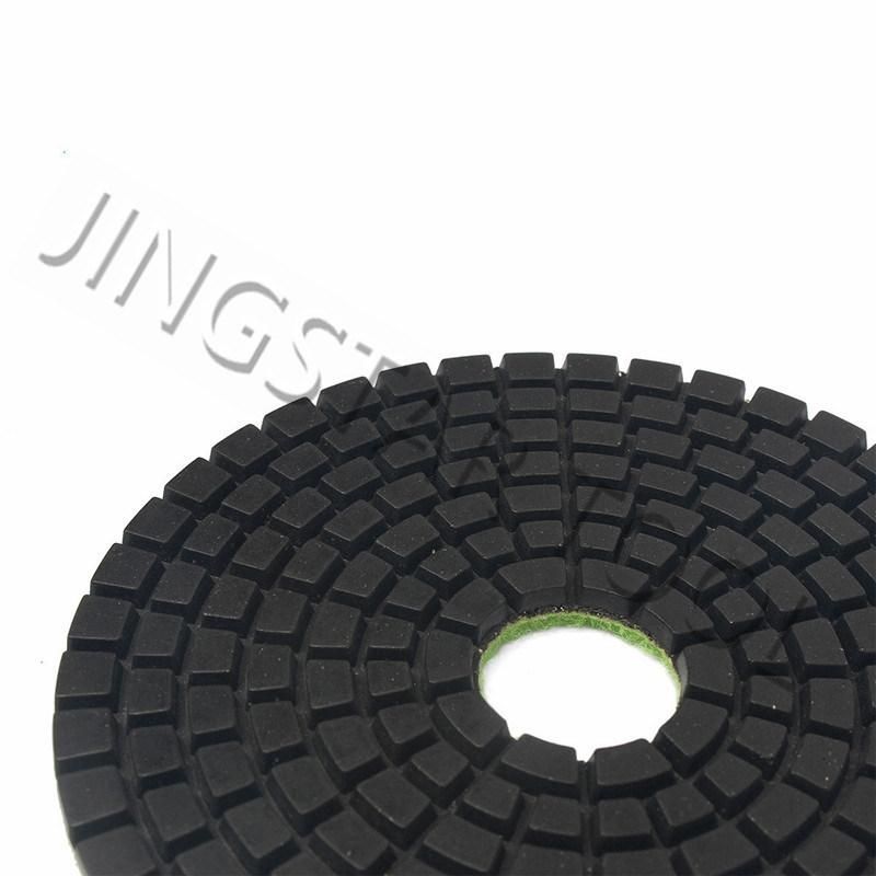 Resin Bond Wet Flexible Diamond Granite Polishing Pads Diamond for Stone Marble Grinding