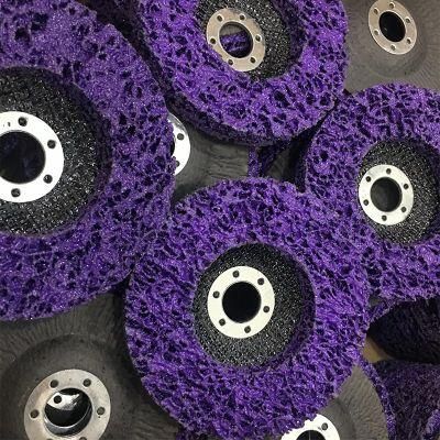 Premium Silicon Carbide Purple Clean and Strip Disc as Abrasive Tooling for Polishing Wood Metal