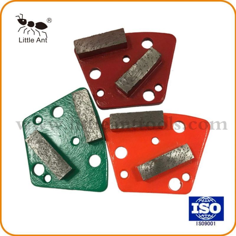 2 Dots Segment Diamond Metal Grinding Pad for Concrete