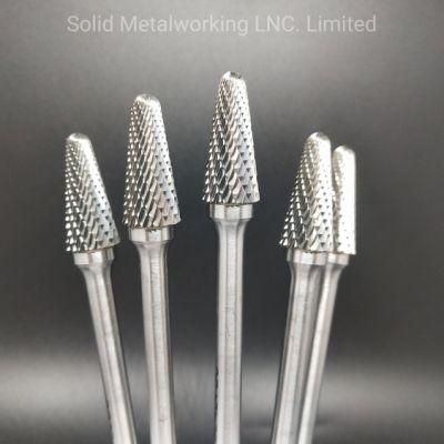 Carbide burrs with high wearable and high efficiency