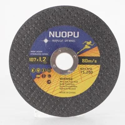 Factory Abrasive 105X1.2X16mm 4&quot; Metal Cutting Wheel