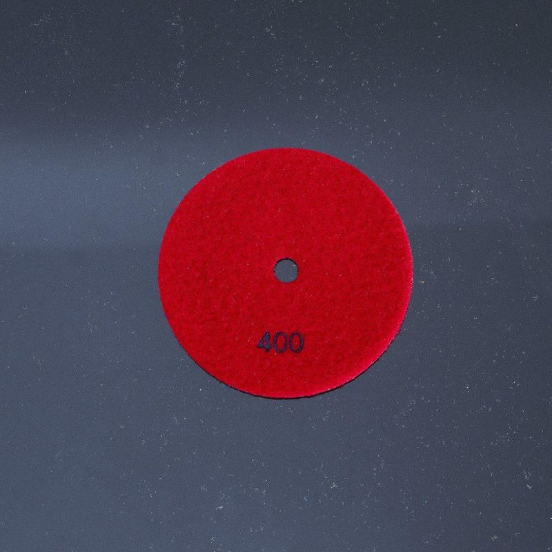 Qifeng Manufacturer Power Tool Factory Direct Sale 7 Steps 4 Inch Diamond Resin Bond Abrasive Dry Polishing Pad for Granite/Marble