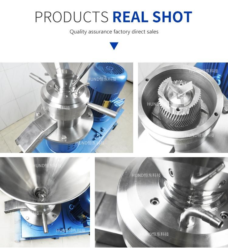 Food Machinery Commercial Vertical Peanut Butter Making Machine Colloid Mill