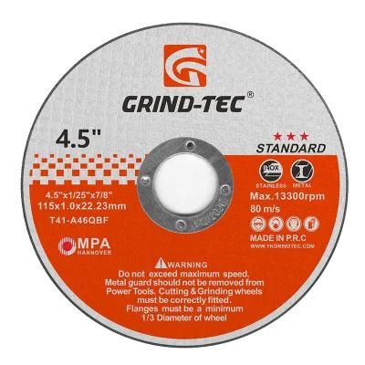 Sharp Fast Metal Cutting Disc 4.5&quot; 115X1X22 Angle Grinder Cut off Wheels