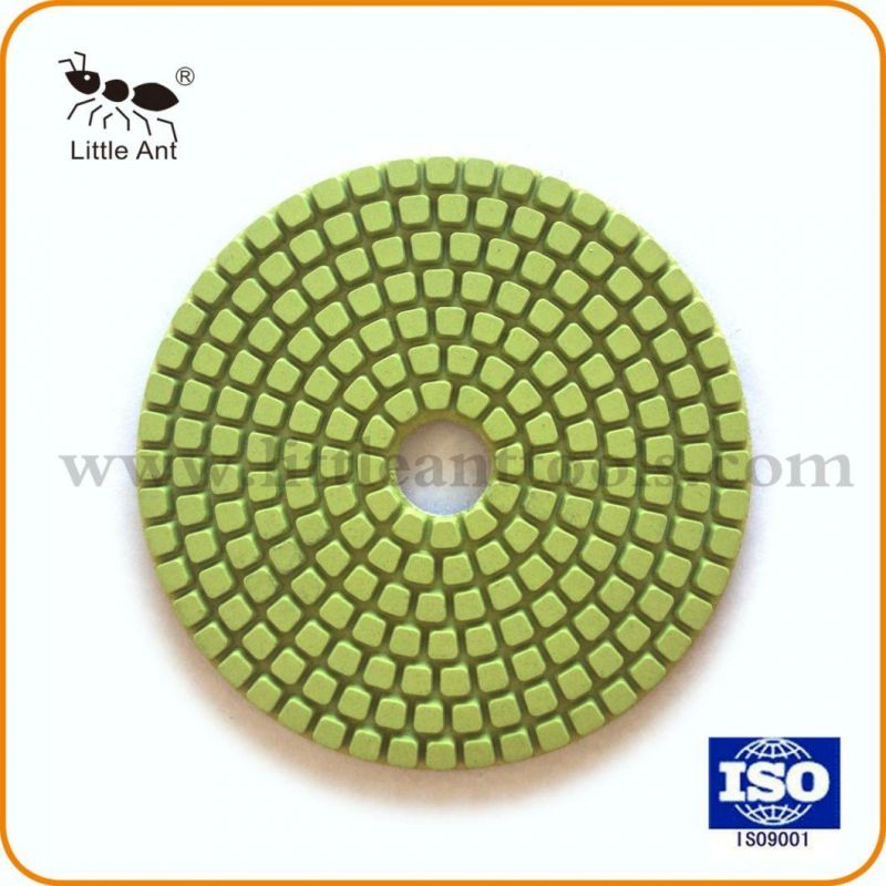 4"/100mm 4 Steps Wet Use Grinding Wheel Abrasive Tools Diamond Polishing Pad