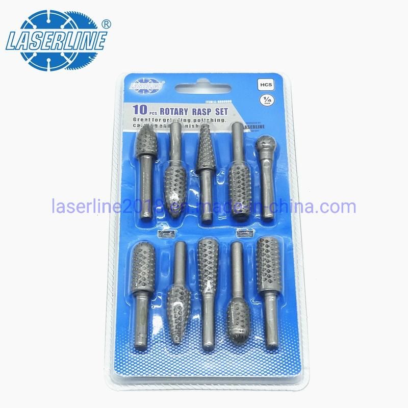 10PCS Rotary Rasp Set Polishing Set Carving Set