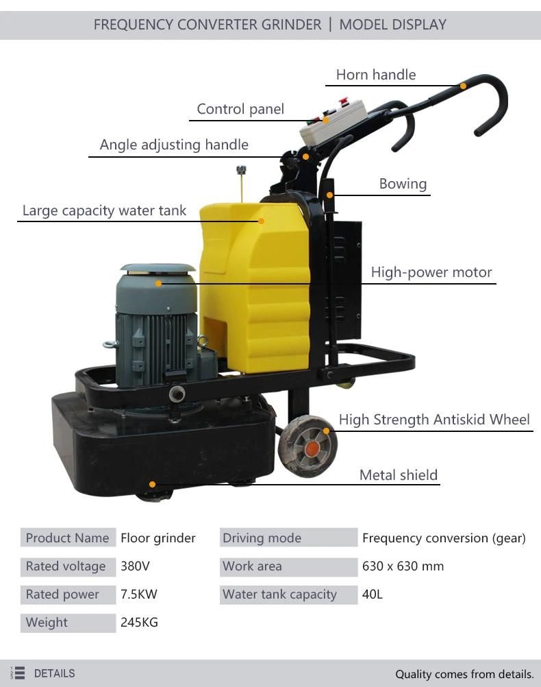 Concrete Surface Hand Grinder Concrete Grinding Machine