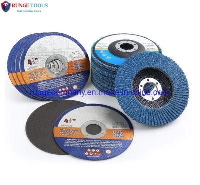 4-1/2 Inch 36 Grit Zirconia Alumina Ceramic Flap Discs for Various Famous Angle Grinder Power Tools