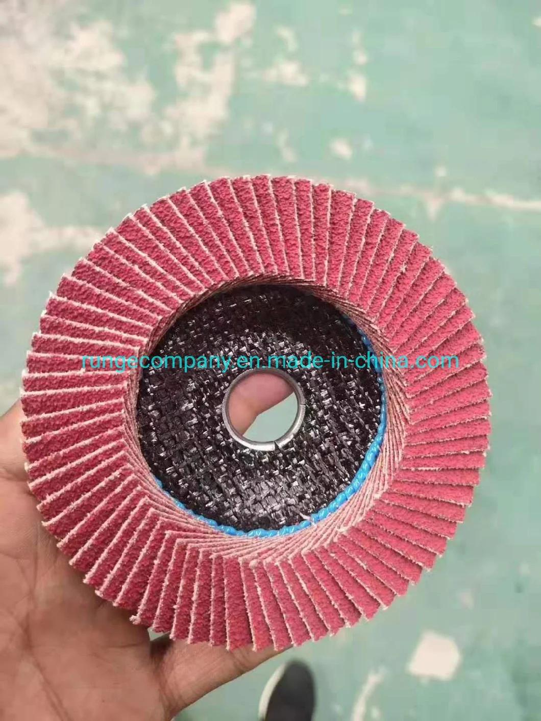 Abrasive Aluminum Oxide Grinding Wheel Flap Discs 4" 60 Grit for Various Famous Angle Grinder Power Tools