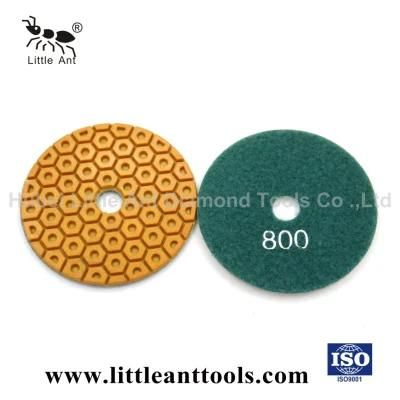 4&quot;/100mm New Hexagon Diamond Abrasive Disk Hardware Tools Polishing Pad for Stone