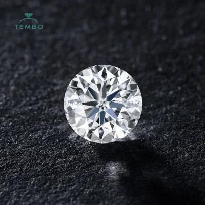High Quality Hpht Diamond Round Cut Loose Diamonds Vs D E F White Color Lab Diamonds From Manufacture