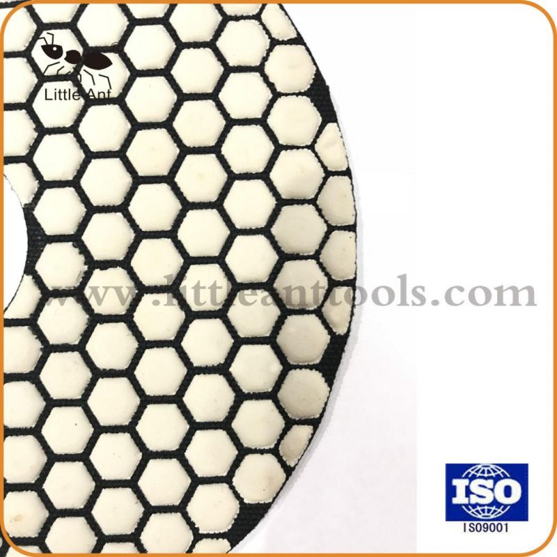 7"/180mm Dry Use Abrasive Tools Diamond Resin Polishing Pad for Marble & Granite